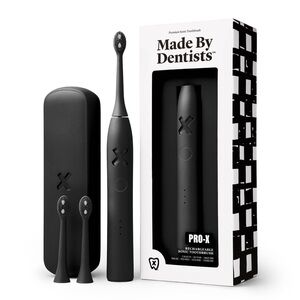 NWT Made By Dentists Pro-X Electric Toothbrush — Black